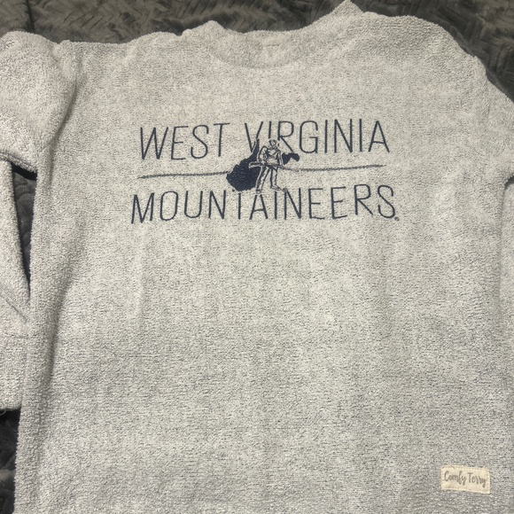 Comfy Terry West Virginia Mountaineer Sweatshirt - Picture 1 of 3